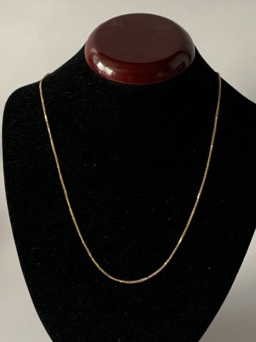 Necklace 14 carat Gold
Stamped 14 k midas
Length 50 cm