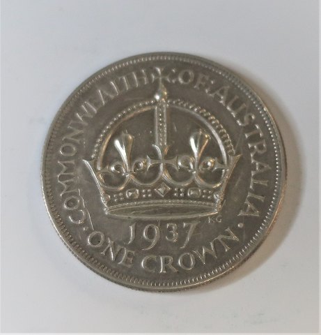 Australia. George VI. Silver 1 Crown 1937