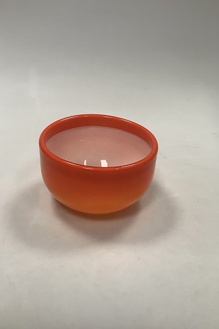 Holmegaard Palet / Carnaby Orange Glass Bowl