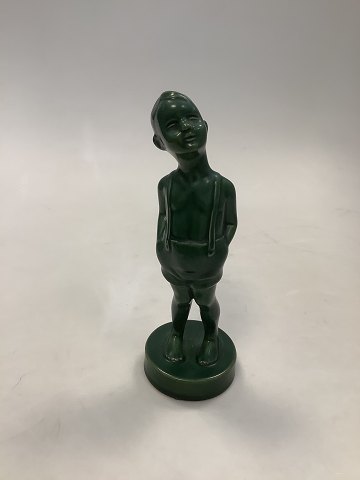 Ipsens Enke Green Figurine of Boy No. 925