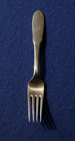 Georg Jensen Mitra dull Danish stainless steel flatware, luncheon forks 17.3cm