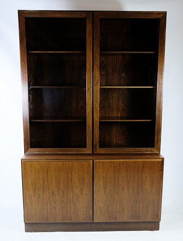 Glass display case - Rosewood - Omann Juniors - Omann Juniors Møbelfabrik - 1960
Great condition
