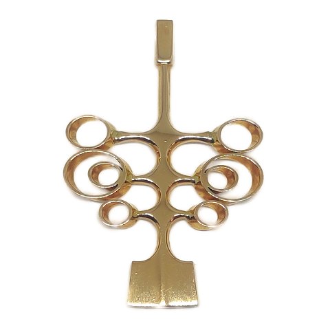 David Andersen; A pendant in 14k gold