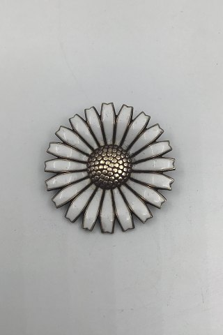 A Michelsen Sterling Silver Marguerit (Daisy) Brooch