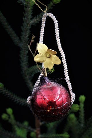 Old glass Christmas ornament / Christmas tree decoration from around 1920-40...