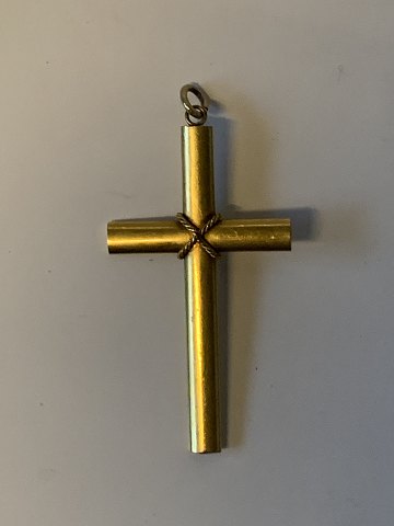 Cross Pendant stone in 14 carat Gold
Stamped 585
Height 60.25 mm approx
