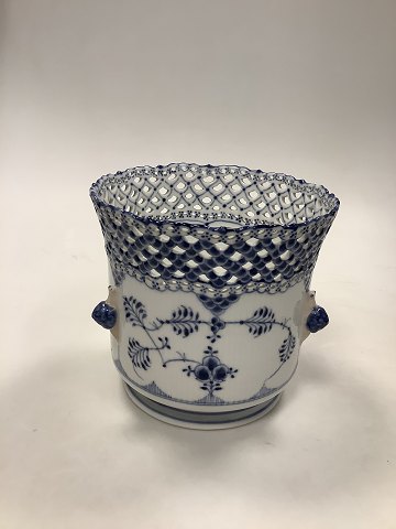 Royal Copenhagen Blue Fluted Full Lace Wine cooler / Vase No 1047