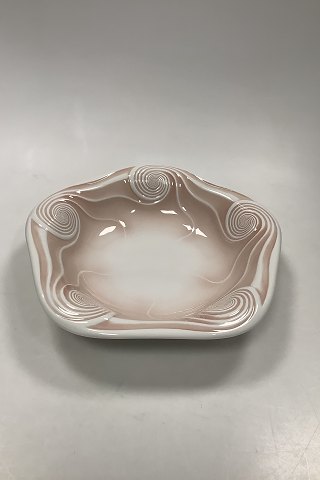 Royal Copenhagen Pink Triton Round Serving Bowl No 14178