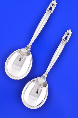 Acorn Georg Jensen silver cutlery Serving spoon 115
