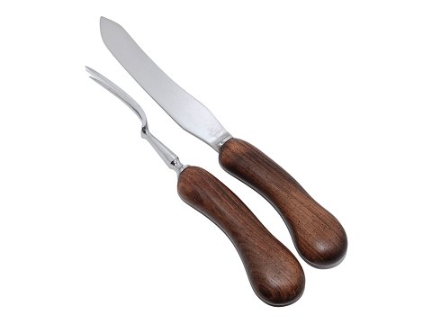 Erik S. Angelo
Meat carving set with teak handle