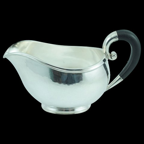 Holger Rasmussen; A sterling silver gravy boat