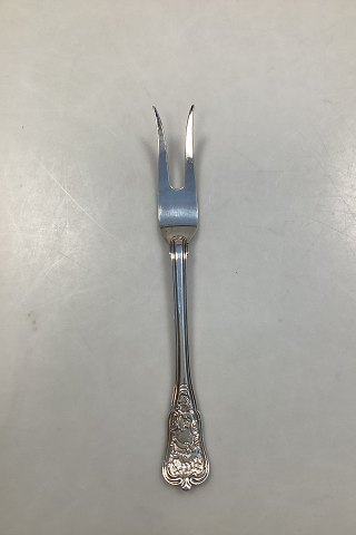 Georg Jensen Rosenborg Silver Plated Cold Meat Fork