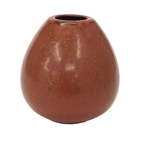 Saxbo Denmark stoneware vase. H: 15cm