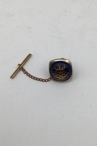 Georg Jensen Gilt Sterling Silver (Royal Copenhagen) Tie Pin Lapel Pin