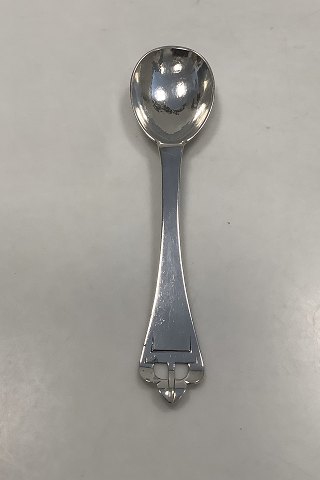 Large Danish Silver Serving Spoon by Hertz Ballin
