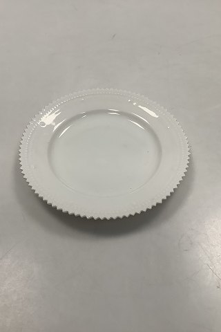 Royal Copenhagen White Flora Danica Pearl Pattern Cake Plate 3552