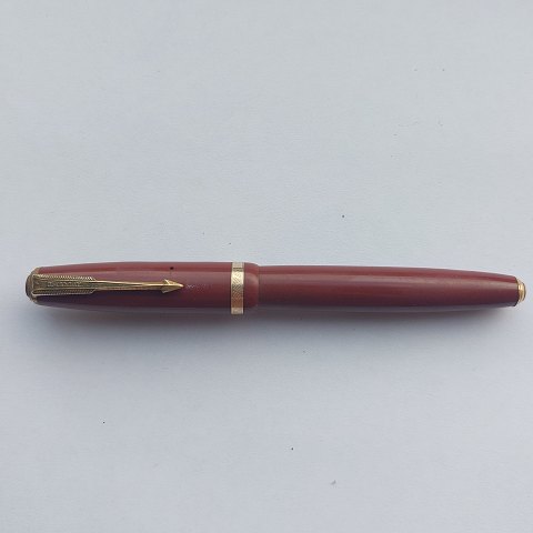 Vintage bordeaux Parker Duofold fyldepen