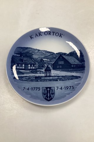 Royal Copenhagen Greenland Plate 1975