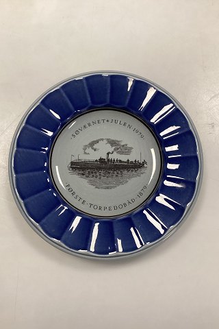 Royal Copenhagen Aluminia Søværnets Juleplatte 1979