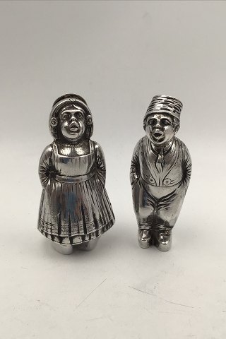 Germany / Holland Novelty Silver Salt & Pepper Set