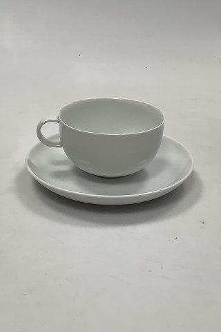 Royal Copenhagen  Alev Siesbye, White/Leda Cup and Saucer No 081