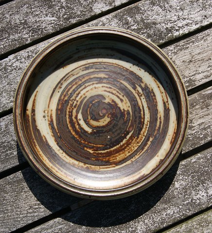 Royal Copenhagen Denmark stoneware. Round bowl No 21823 by Carl Halier.