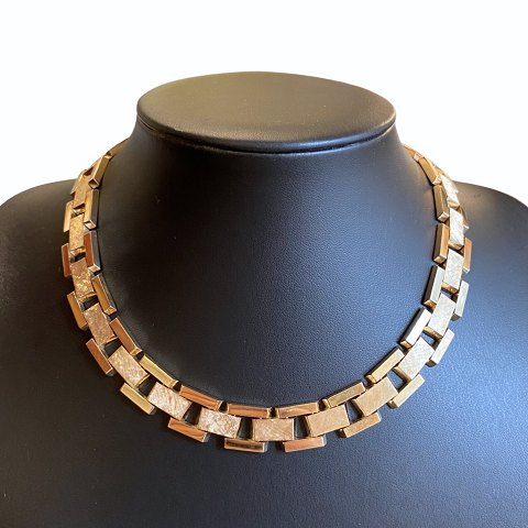 Guldvirke; Necklace in 14k gold