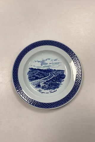 Royal Copenhagen Blue Tranquebar Lunch Plate with motif
