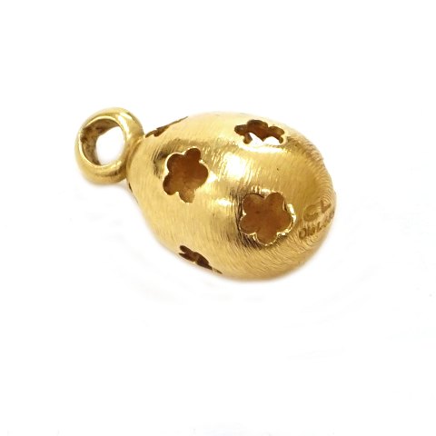 Ole Lynggaard 14kt Gold Dew Drop. H: 25mm