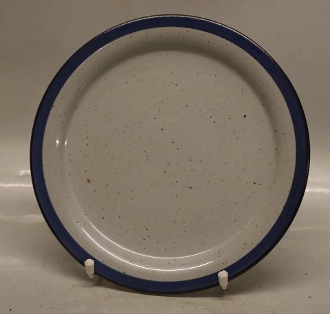 Luncheon plate 22.5 cm Christine Blue and Grey  Stoneware Danish Art Pottery 
Knabstrup
