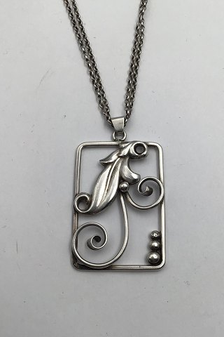 B Meyer Silver Pendant (With chain)