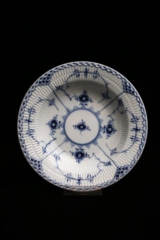 Royal Copenhagen Blue Fluted half lace small deep plate. 
RC#1/566...