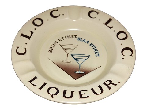 Aluminia ashtray
C.L.O.C. LIGUEUR  Brun Etiket - Blaa Etiket from around 1934
