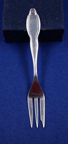 Frisenborg Danish silver flatware, pastry forks 14.5cms