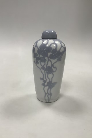 Royal Copenhagen Art Nouveau Unique Lidded Vase by Berta Nathanielsen from 1898