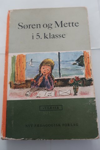 Søren og Mette i 5. Klasse
Vi læser
Af Knud Hermansen og Ejvind Jensen
Nyt Pædagogisk Forlag
1968 (1961)
Sideantal: 289
Netop "i 5. klasse" er sjældent til salg