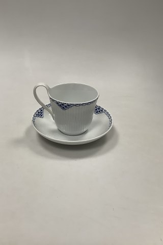 Royal Copenhagen Princess Blue High handle Cup with saucer No 093
