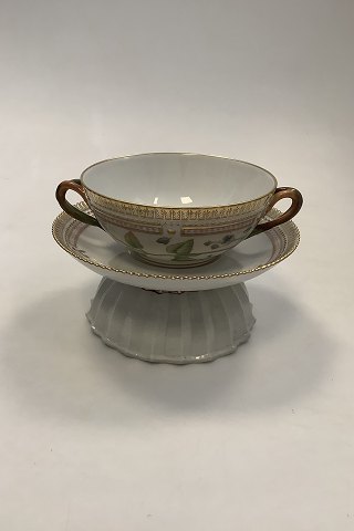 Royal Copenhagen Flora Danica Bouillon Cup with saucer No 20/3612