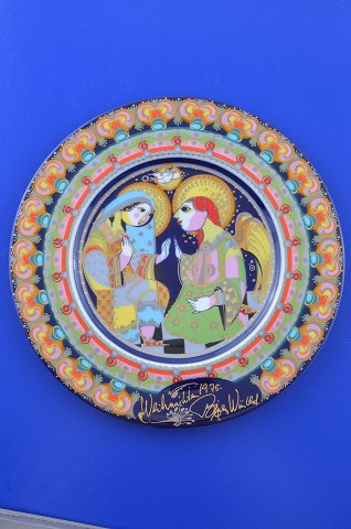 Bjørn Wiinblad Christmas plate 1975