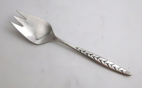 Regatta. Cohr. Silverplated. Steak fork. Length 22 cm.