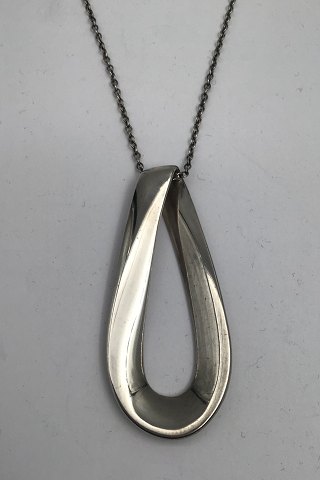 Georg Jensen Sterling Silver Pendant No 452A Infinity