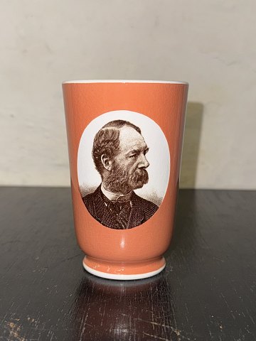 King Christian IX portrait on Villeroy & Boch faiance cup
