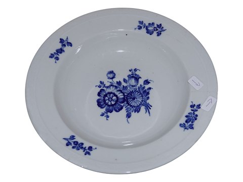 Blå Blomst Flettet 
Lille dyb tallerken 20,2 cm. fra ca. 1800-1820