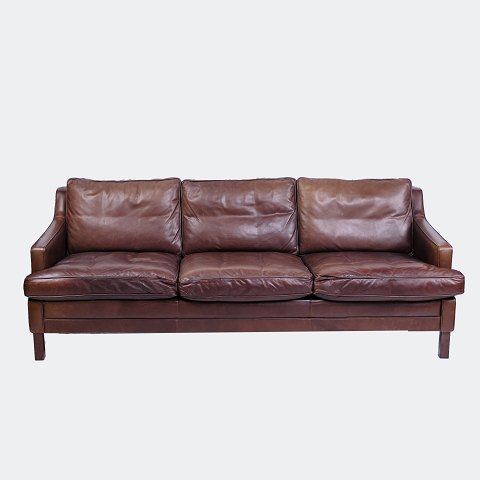 Leather sofa - Brown leather - 3 seater - Danish design - 1970s
Great condition
