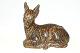 Large Royal Copenhagen Stoneware Figurine, Deer