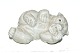 Royal Copenhagen Figurine, Polar bear lying on its side (Baby Bear)Design: Knud KyhnDek. ...