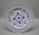 Royal 
Copenhagen Blue 
Fluted Full 
Lace 1096-1 
Plate with open 
work border 
25.5 cm. , Voll 
Spitze