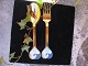 A. Michelsen 
Christmas spoon 
and fork  from 
1978. Obs the 
spoon has been 
sold.