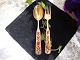A. Michelsen 
Christmas spoon 
and fork from 
1957.