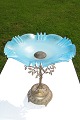 glass bowl for 
visting cards. 
Height 30 cms. 
Diameter 27 
cms. Fine 
condition.